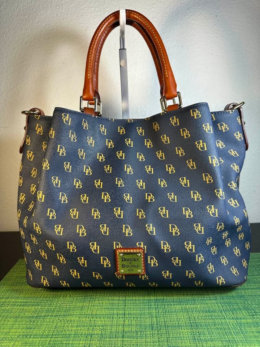 Dooney & Bourke Gretta Brenna Satchel Handbag - Navy Blue